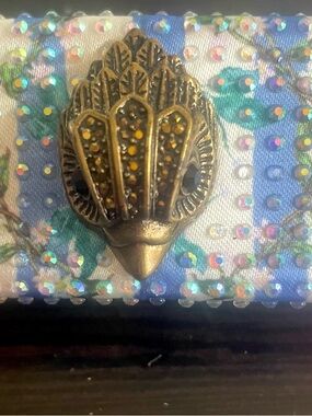 Kurt Geiger Bronze Logo Hair Clip